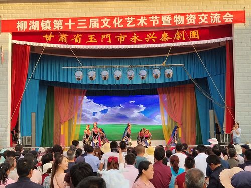 柳湖镇举办第十三届文化艺术节暨物资交流会